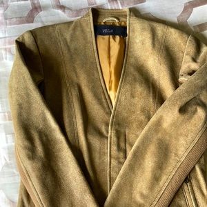 Luxury Veda Leather Moto Jacket